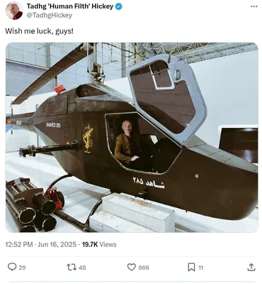 Documented social media post with permanent archive. Perma.cc: https://perma.cc/4TFJ-VC9R. Categories: extremist_support,  iran,  meta_documentation