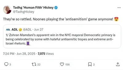 Documented social media post with permanent archive. Perma.cc: https://perma.cc/YS74-6BAM. Categories: antisemitism_denial,  inflammatory_language,  mockery