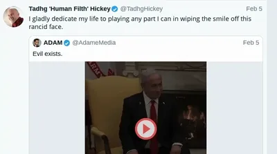 Documented social media post with permanent archive. Perma.cc: https://perma.cc/3R4C-EYKU. Categories: dehumanization,  general_hate,  inflammatory_language,  threat_rhetoric