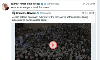 Documented social media post with permanent archive. Perma.cc: https://perma.cc/HGH2-R7YE. Categories: explicit_antisemitism